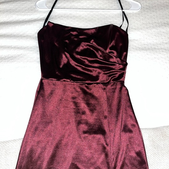 Windsor no strap dress burgundy/maroon worn once perfect condition size S OBO - Picture 2 of 7